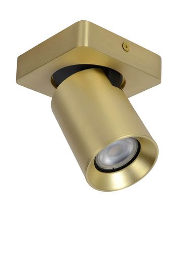 Lucide NIGEL LED Deckenleuchte GU10 Dim-to-warm 5W dimmbar drehbar Mattes Gold, Messing 95Ra 09929/05/02