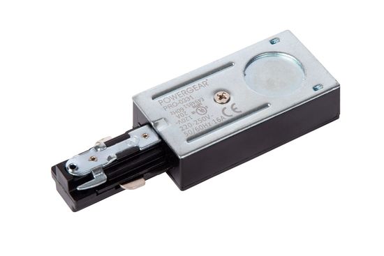 Lucide TRACK Endeinspeiser 1-Phasen Stromschienensystem Einzel Schwarz 09950/03/30