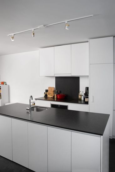 Lucide TRACK FLORIS Schienenstrahler 1-Phasen Stromschienensystem GU10 360° drehbar Weiß, Mattes Gold, Messing 09952/01/31