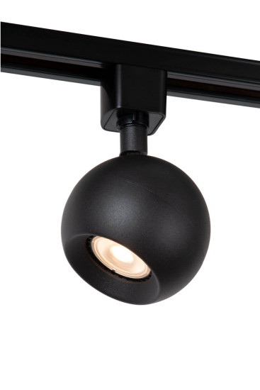 Lucide TRACK FAVORI spot Deckenleuchte GU10 360° drehbar Schwarz 09953/01/30