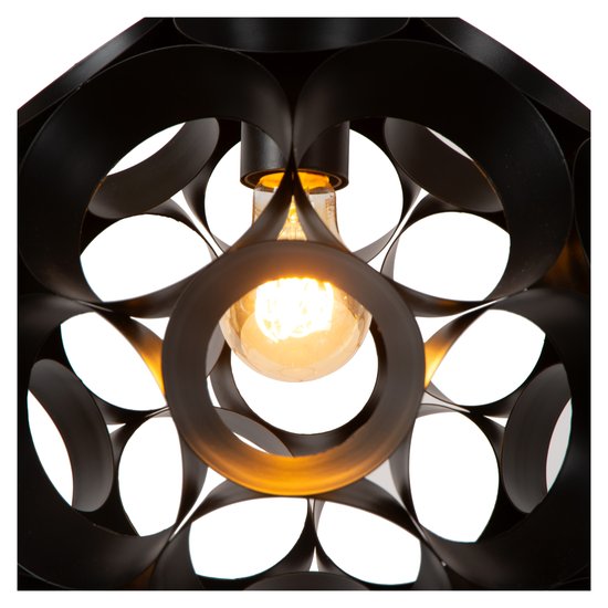 Lucide HANNELORE Pendelleuchte E27 Schwarz 10423/30/30