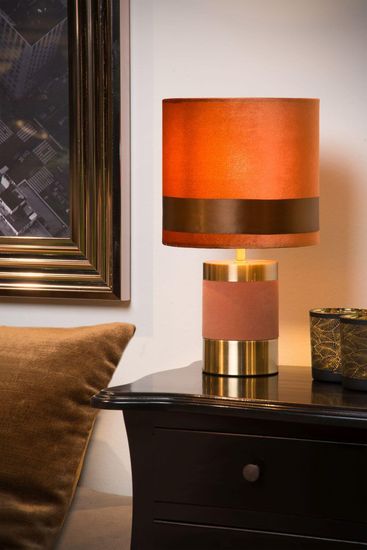 Lucide EXTRAVAGANZA FRIZZLE Tischlampe E14 Braun 10500/81/43