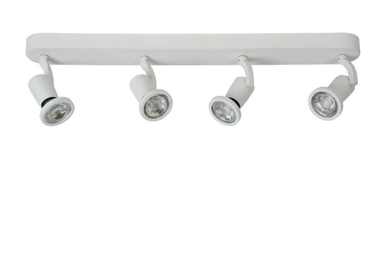 Lucide JASTER-LED LED Deckenleuchte 4x GU10 4x 5W 360° drehbar Weiß 11903/20/31