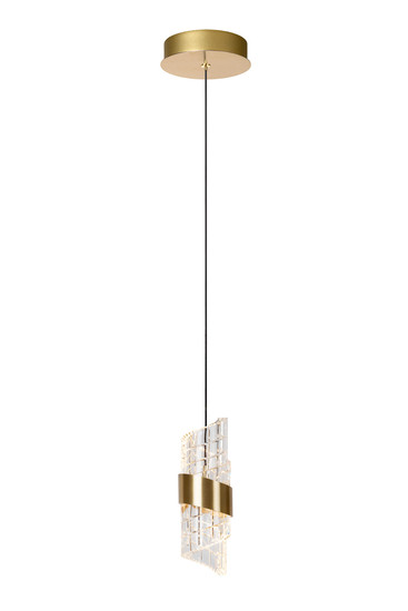 Lucide KLIGANDE LED Pendelleuchten 9W Warmweiss Modern Mattgold 70-150cm 13496/07/02