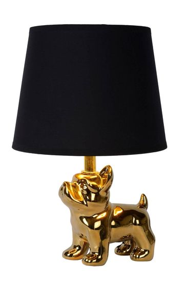 Lucide EXTRAVAGANZA SIR WINSTON Tischlampe E14 Gold, Schwarz 13533/81/10