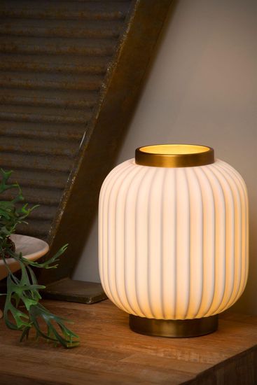 Lucide GOSSE Tischlampe E14 Weiß 13535/24/31