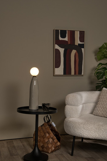 Lucide FIGARO G9 Tischlampe Modern Grau 13544/50/36