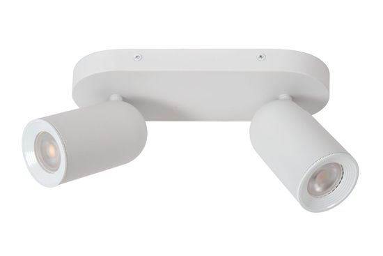 Lucide PUNCH Deckenleuchte 2x GU10 360° drehbar Weiß 13958/02/31