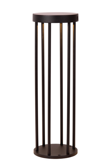 Lucide JACKSON LED Pollerleuchte 2W dimmbar IP65 Steuerbare Lichtfarbe Modern Schwarz 15812/02/30