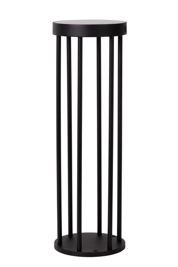 Lucide JACKSON LED Pollerleuchte 2W dimmbar IP65 Steuerbare Lichtfarbe Modern Schwarz 15812/02/30