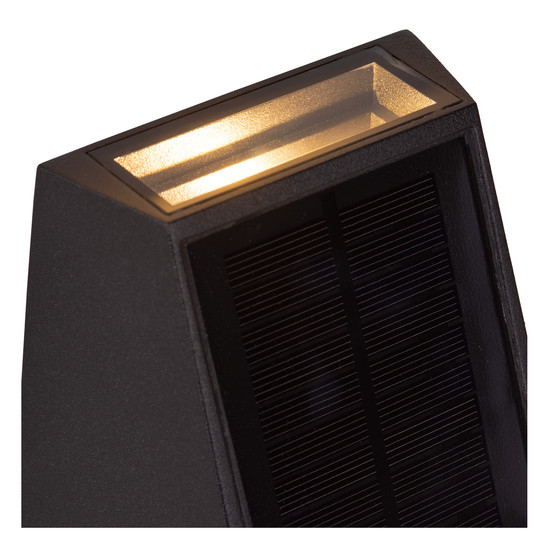 Lucide LUTON LED Wandleuchte 1W dimmbar IP54 Steuerbare Lichtfarbe Modern Schwarz 15815/01/30