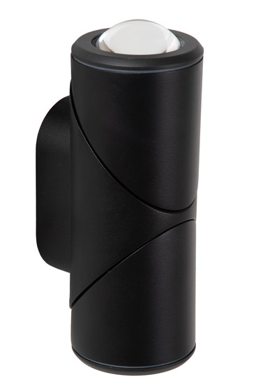 Lucide ERIN LED Wandstrahler 2-fach 5W IP65 Warmweiss Modern Schwarz 15820/10/30