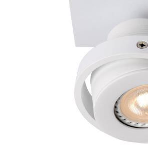 Lucide LANDA LED Deckenleuchte 2x GU10 Dim-to-warm 2x 5W dimmbar 360° drehbar Weiß 95Ra 17906/11/31