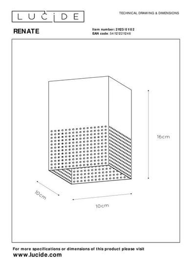 Lucide RENATE Deckenleuchte E27 Mattes Gold, Messing, Schwarz 21123/01/02