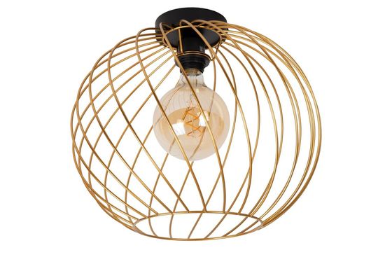 Lucide DANZA Deckenleuchte E27 Mattes Gold, Messing, Schwarz 21128/40/02