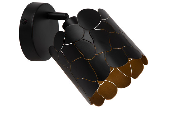 Lucide ALMELO E14 Wandstrahler Modern Schwarz 15-20cm 21234/01/30