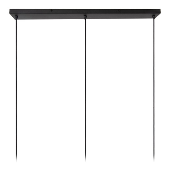 Lucide CIRCLE E27 Pendelleuchten 3-fach Vintage Schwarz 60-160cm 21425/03/30