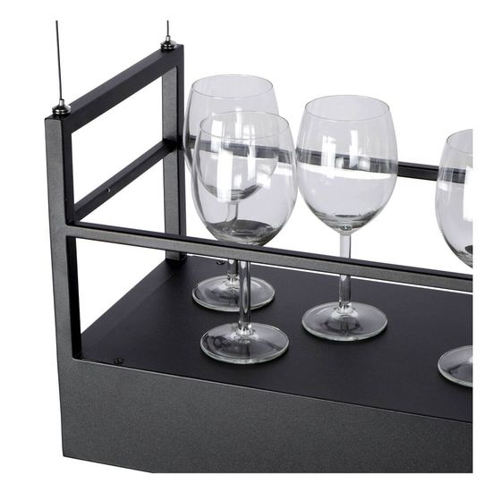 Lucide MIRAVELLE Pendelleuchte 6x GU10 Schwarz 21427/06/30