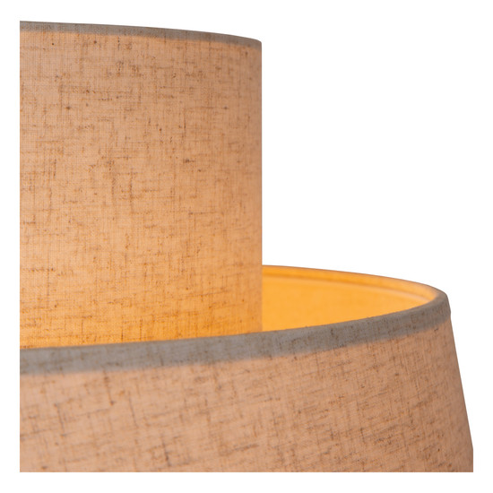 Lucide TRIBUTE E27 Pendelleuchten Landhausstil Beige 90-180cm 21435/60/38