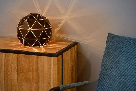 Lucide OTONA Tischlampe E27 Schwarz 21509/25/30