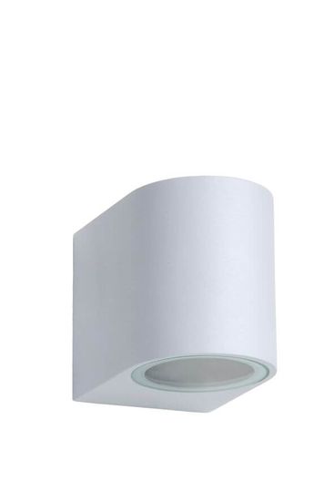 Lucide ZORA-LED LED Außen-Wandleuchte GU10 5W dimmbar Weiß IP44 22861/05/31