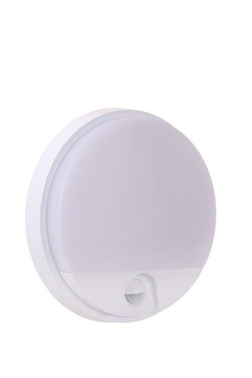 Lucide HUPS IR LED Wandleuchte 10W Weiß, Opal Sensor IP54 22863/10/31
