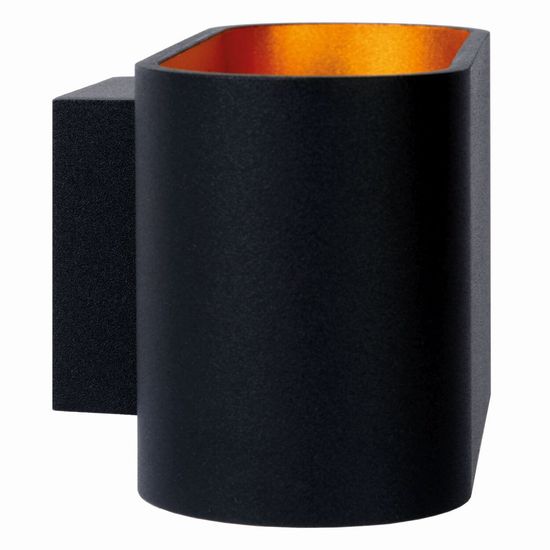 Lucide XERA Wandleuchte G9 Schwarz, Mattes Gold, Messing 23254/01/30