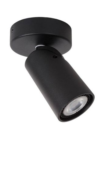 Lucide XYRUS LED Deckenleuchte GU10 Dim-to-warm 5W dimmbar 360° drehbar Schwarz 95Ra 23954/06/30