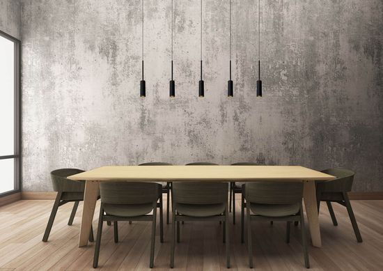 Lucide TUBULE LED Pendelleuchte 5x 5x 7W Schwarz 90Ra 24401/35/30