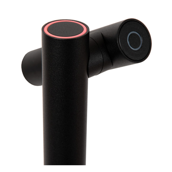 Lucide ANTRIM LED Stehlampe Mit Leselampe 2,2W dimmbar IP54 Warmweiss Modern Schwarz 27703/02/30