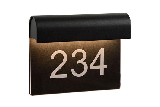 Lucide THESI LED LED Außen-Wandleuchte 6W Schwarz IP54 27881/06/30