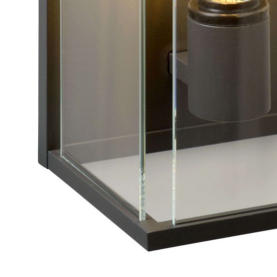 Lucide CLAIRE Außen-Wandleuchte E27 Anthrazit IP54 27883/01/30