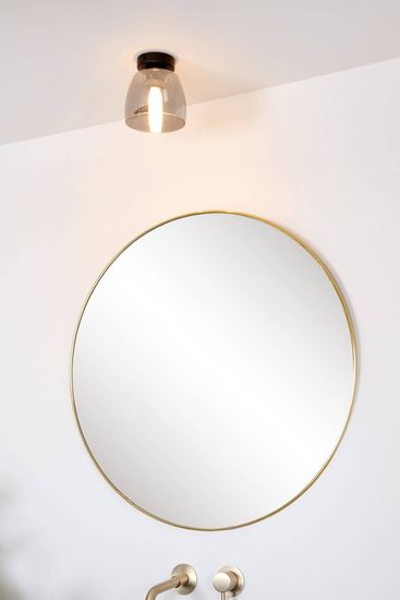 Lucide TYLER Deckenleuchte G9 Schwarz, Rauchfarbe Grau IP44 30164/01/30