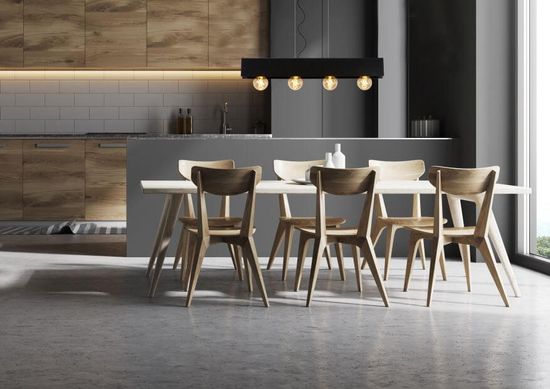 Lucide SURTUS Pendelleuchte 4x E27 Schwarz 30474/04/30