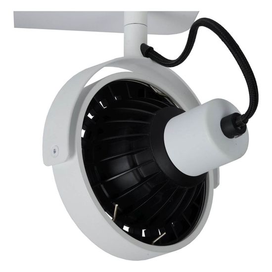 Lucide TALA LED LED Deckenleuchte 3x GU10 Dim-to-warm 3x 12W dimmbar 360° drehbar Weiß 95Ra 31931/36/31