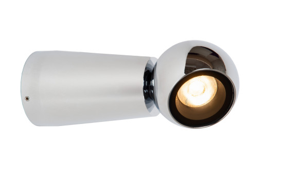 Lucide IPSOS LED Wandleuchte 6W IP54 Warmweiss Modern Chrom 33200/05/11