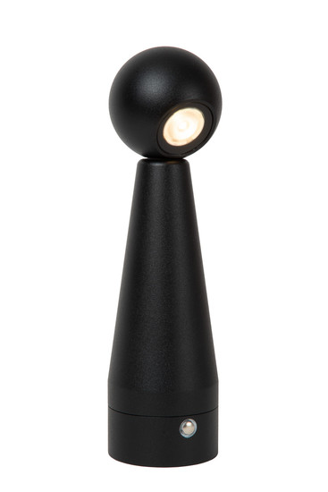 Lucide IPSOS LED Tischlampe 3W dimmbar Steuerbare Lichtfarbe Modern Schwarz 33500/03/30