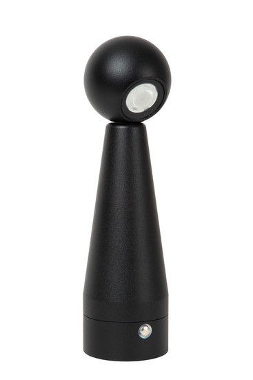 Lucide IPSOS LED Tischlampe 3W dimmbar Steuerbare Lichtfarbe Modern Schwarz 33500/03/30