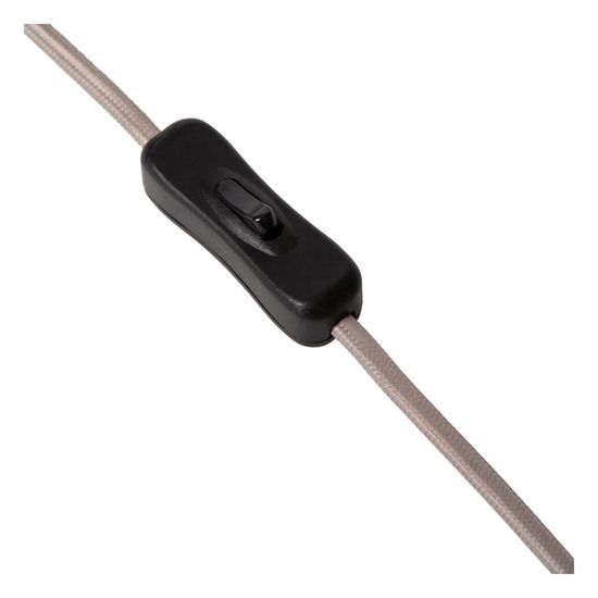 Lucide CORDULLE Tischlampe E27 Grau, Schwarz 34543/01/36