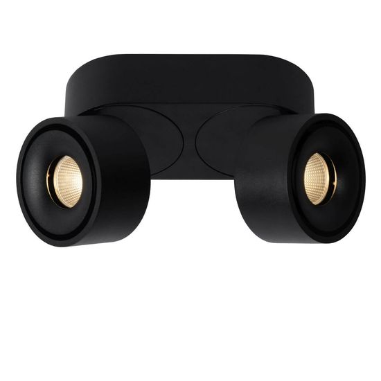 Lucide YUMIKO LED Deckenleuchte 2x 2x 8W dimmbar drehbar Schwarz 95Ra 35911/16/30