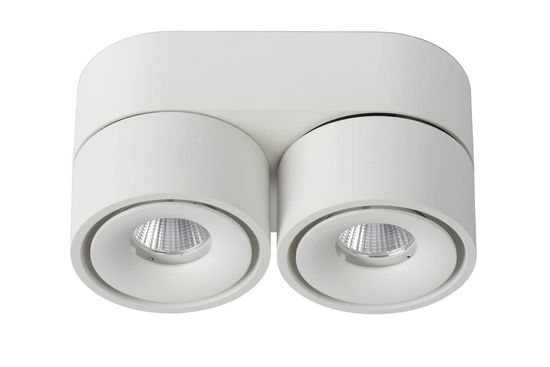 Lucide YUMIKO LED Deckenleuchte 2x 2x 8W dimmbar drehbar Weiß 95Ra 35911/16/31