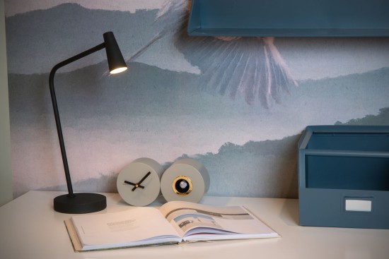 Lucide STIRLING LED Tischlampe 3-Stufen-Dimmer 3W dimmbar 360° drehbar Schwarz 36620/03/30