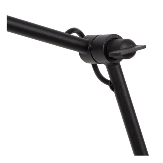 Lucide MILNE LED Stehlampe 8W dimmbar Warmweiss Modern Schwarz 44716/06/30