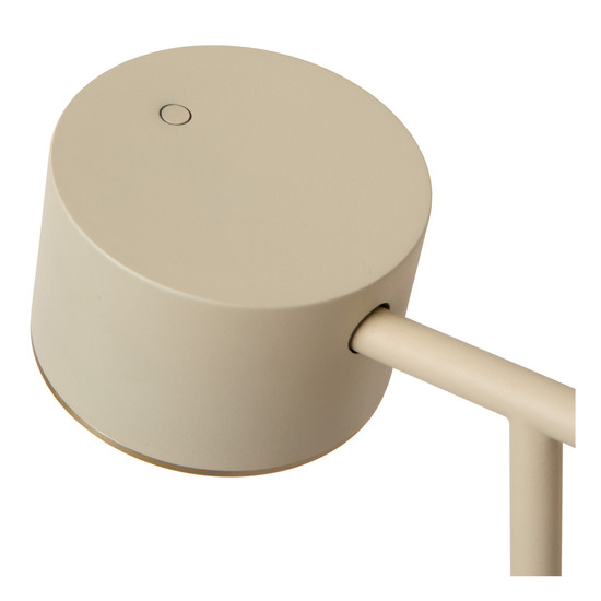 Lucide GIAN LED Stehlampe 9W dimmbar Warmweiss Modern Taupe 44717/08/41