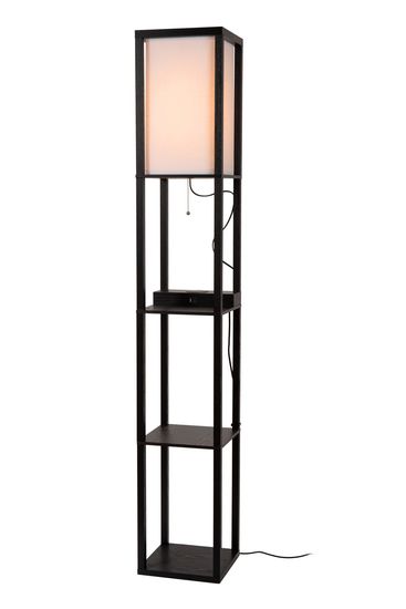 Lucide MENNO Stehleuchte E27 Schwarz, Beige 44799/81/30