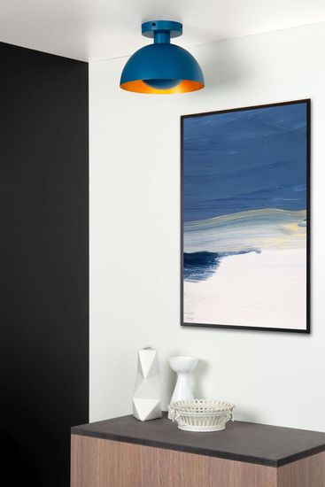 Lucide SIEMON Deckenleuchte E27 Blau 45196/01/35