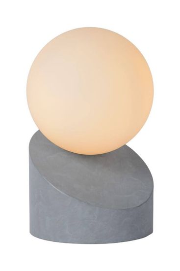 Lucide LEN Tischlampe G9 Grau, Opal 45561/01/36