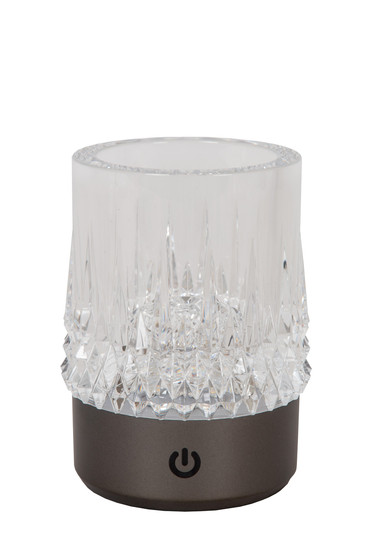 Lucide LILI LED Tischlampe 3W dimmbar Steuerbare Lichtfarbe Modern Schwarzchrom 46520/03/08