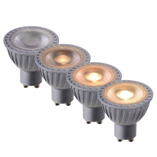 Lucide LED Lampe GU10 Dim-to-warm 5W dimmbar Grau 95Ra 49009/05/36