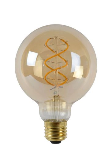 Lucide G95 TWILIGHT LED Filament Lampe E27 4W Amber Sensor 49032/04/62